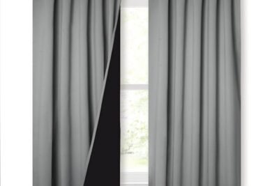 Que lado de las Cortinas Blackout va hacia Afuera